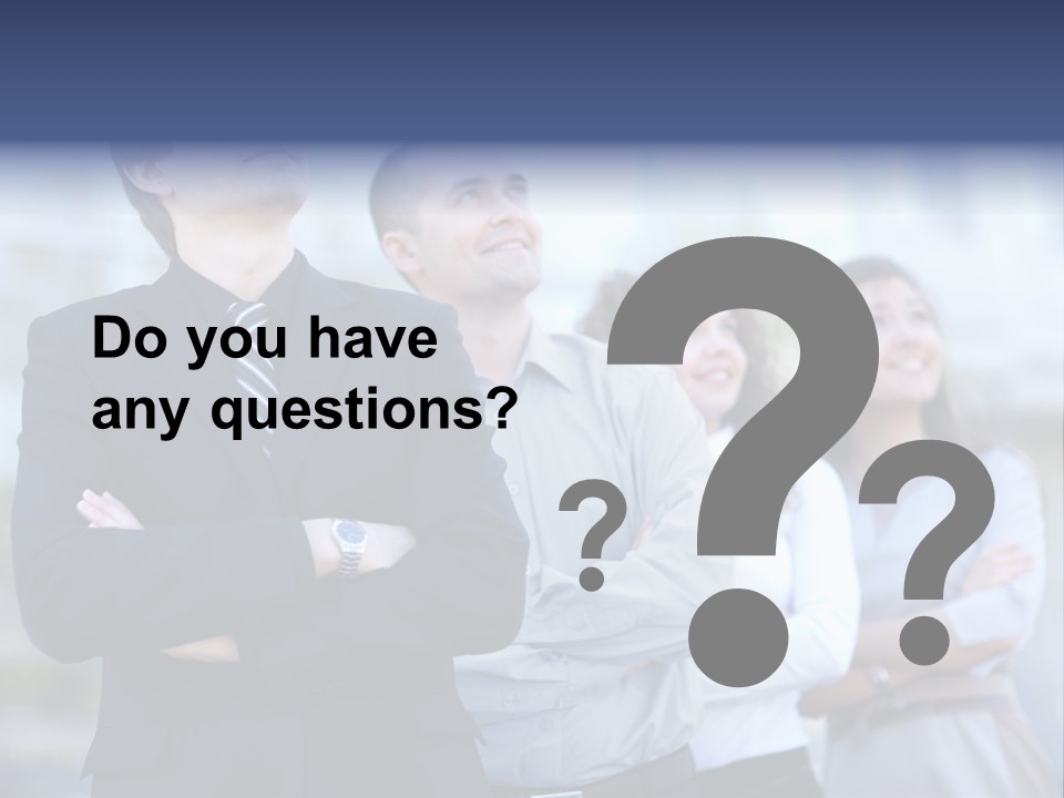 White Row Tanding PowerPoint Template