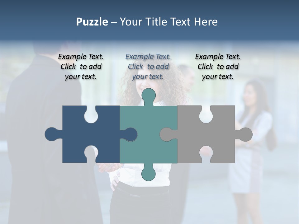 Professional Hand Shake Smart PowerPoint Template