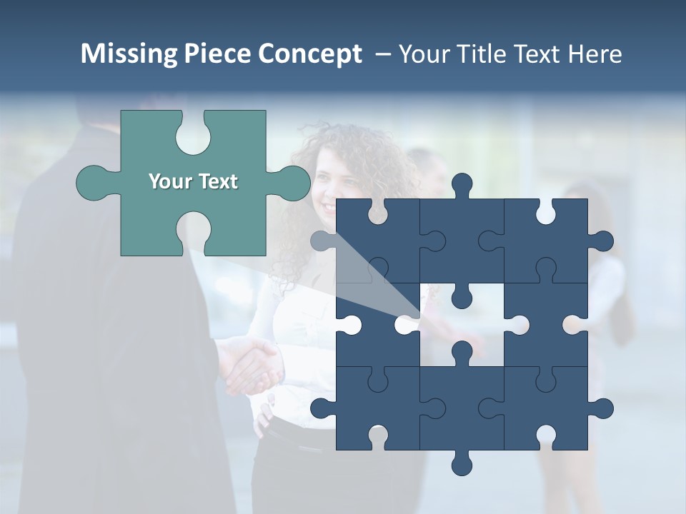 Professional Hand Shake Smart PowerPoint Template