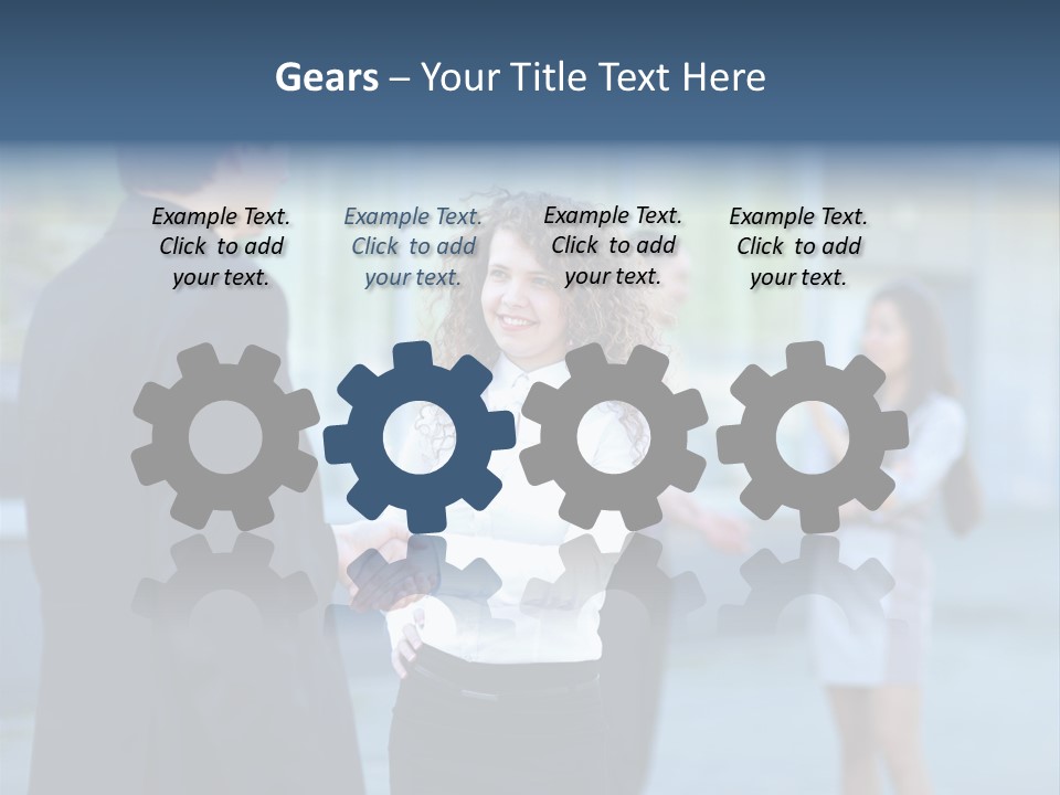 Professional Hand Shake Smart PowerPoint Template