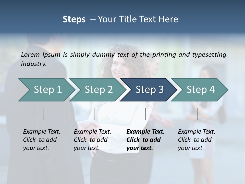 Professional Hand Shake Smart PowerPoint Template