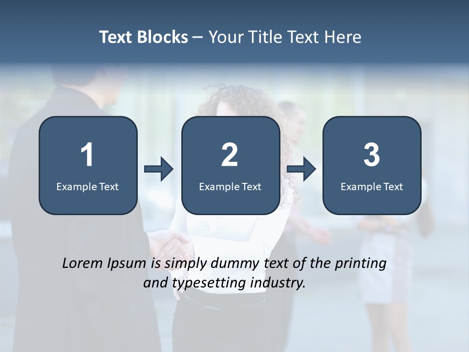 Professional Hand Shake Smart PowerPoint Template