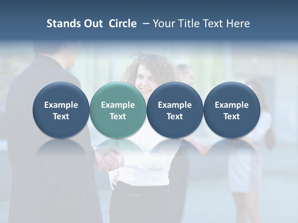 Professional Hand Shake Smart PowerPoint Template