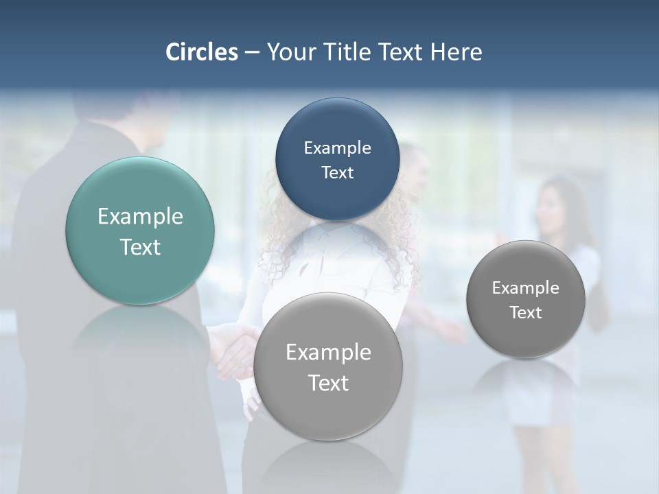 Professional Hand Shake Smart PowerPoint Template