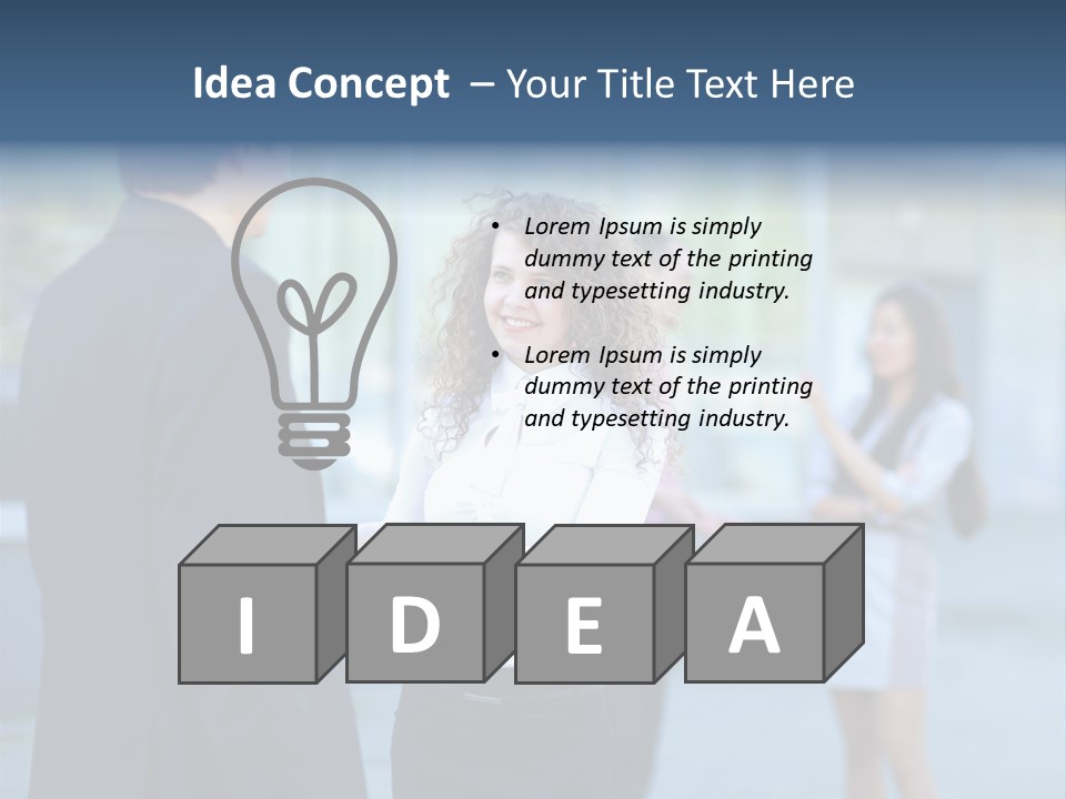 Professional Hand Shake Smart PowerPoint Template
