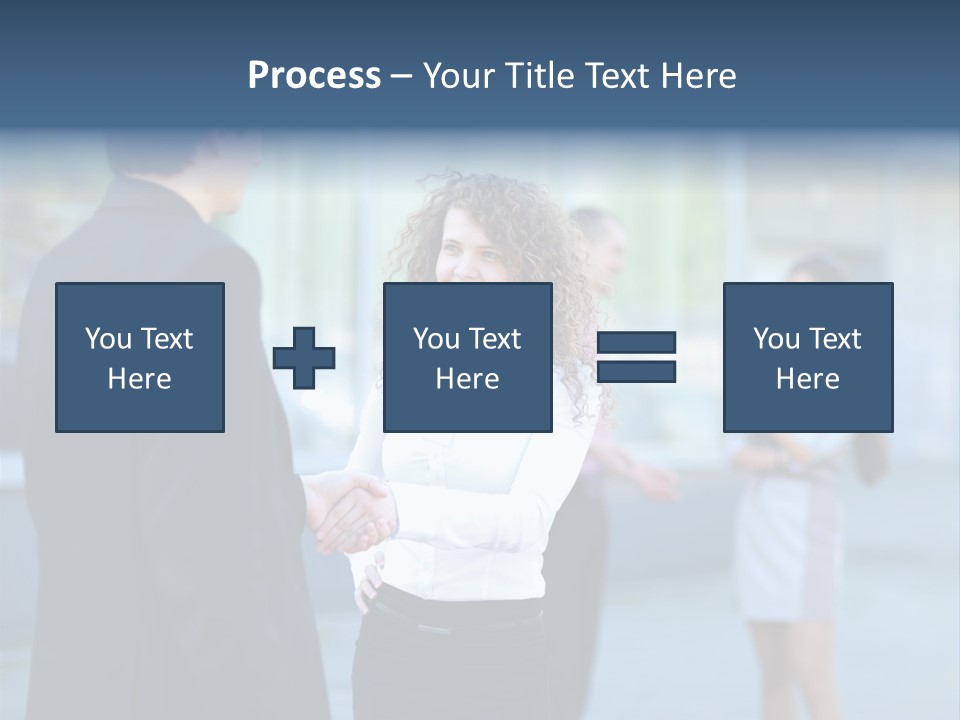 Professional Hand Shake Smart PowerPoint Template