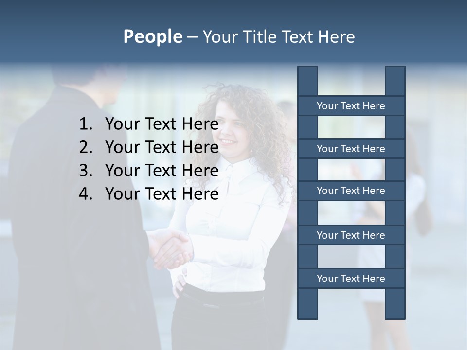 Professional Hand Shake Smart PowerPoint Template