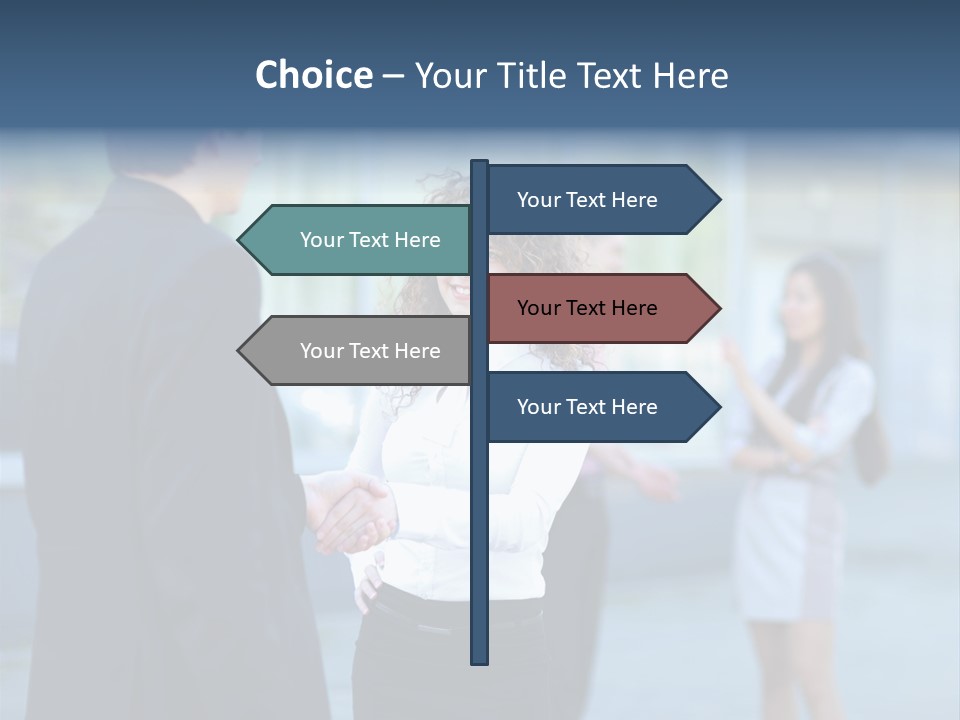 Professional Hand Shake Smart PowerPoint Template