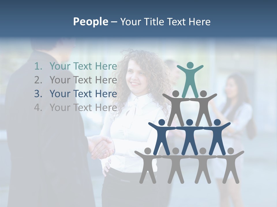 Professional Hand Shake Smart PowerPoint Template