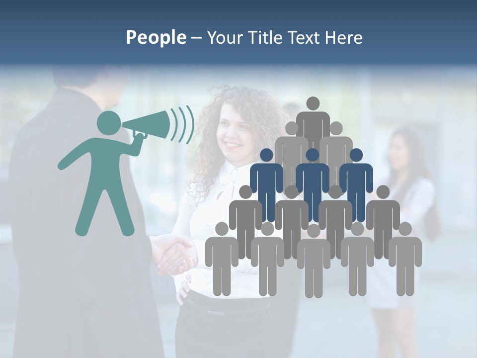 Professional Hand Shake Smart PowerPoint Template