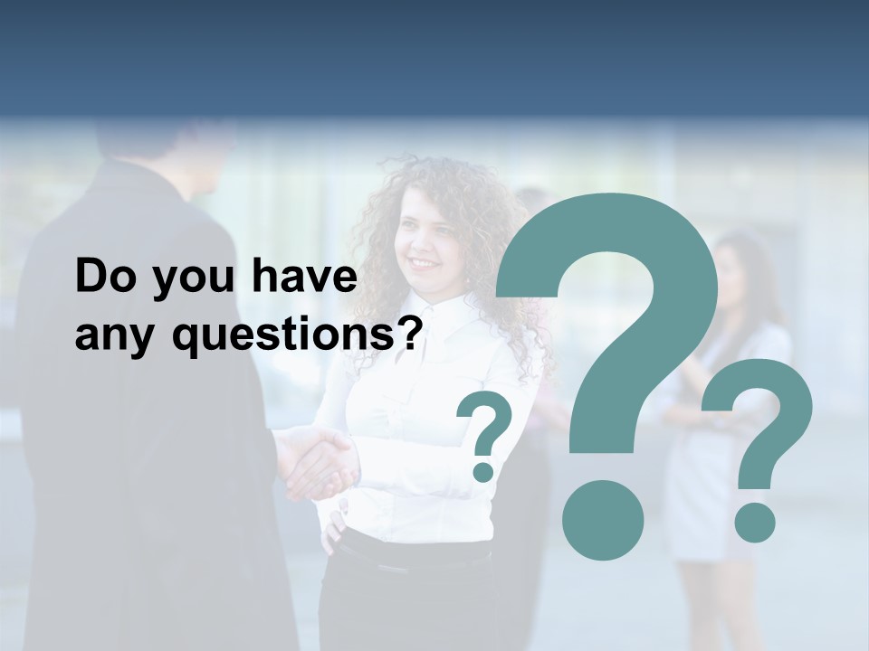 Professional Hand Shake Smart PowerPoint Template