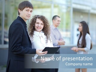 People Partnership Customer PowerPoint Template