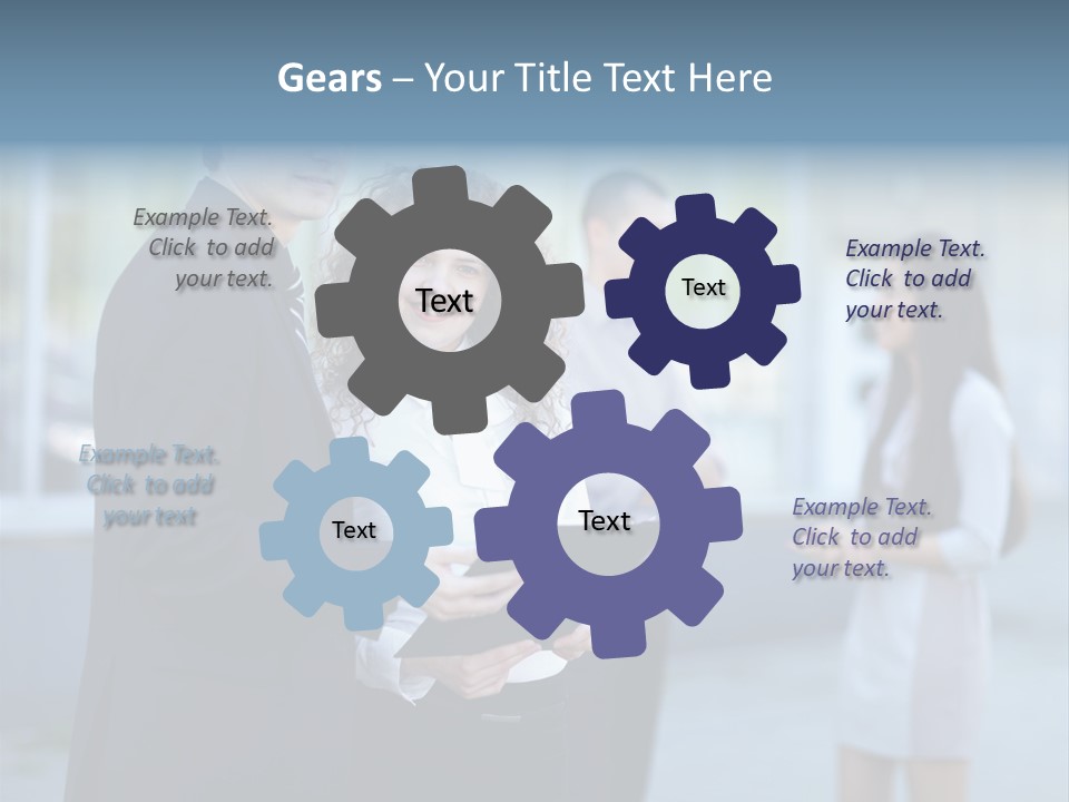 People Partnership Customer PowerPoint Template