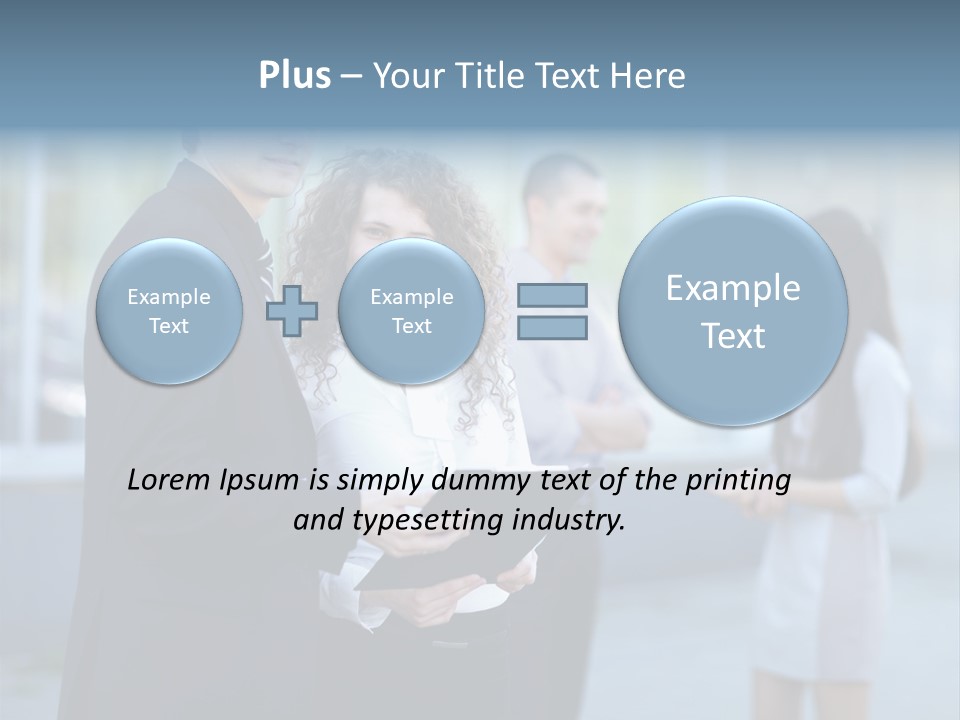 People Partnership Customer PowerPoint Template