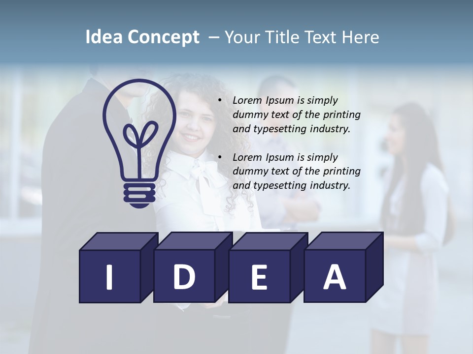 People Partnership Customer PowerPoint Template