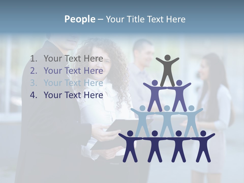 People Partnership Customer PowerPoint Template