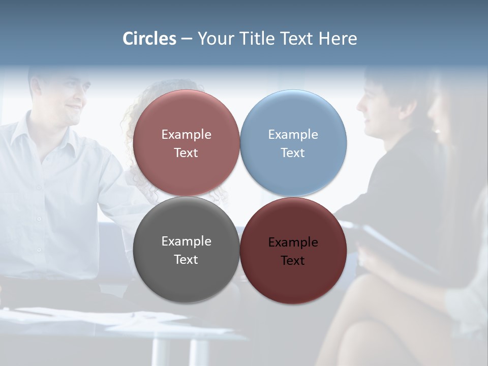 People Colleagues Communication PowerPoint Template