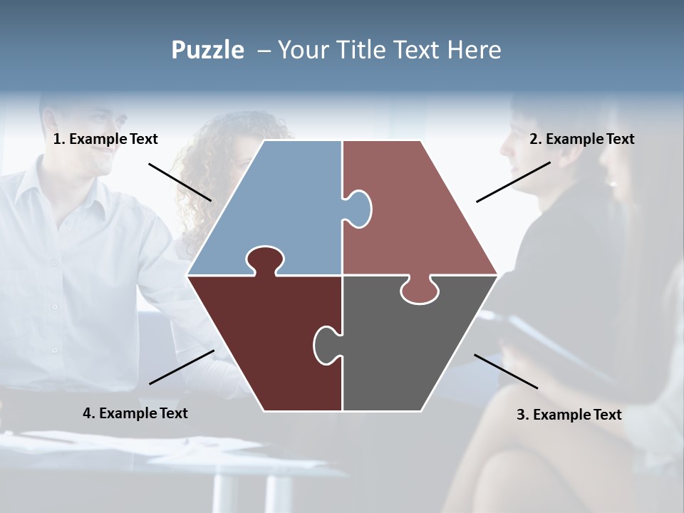 People Colleagues Communication PowerPoint Template