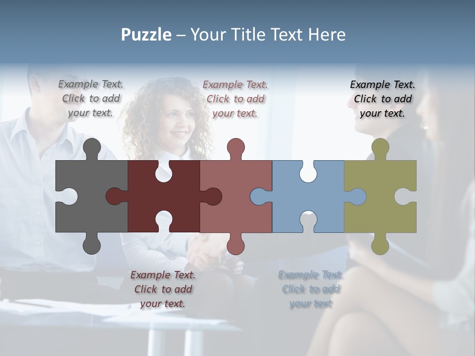 People Colleagues Communication PowerPoint Template