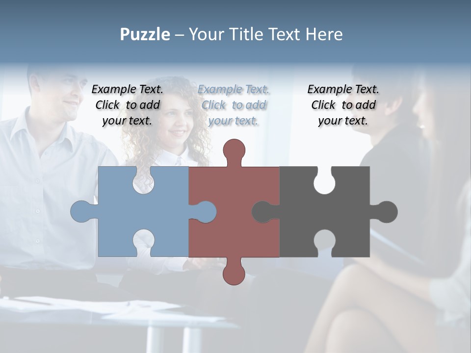 People Colleagues Communication PowerPoint Template