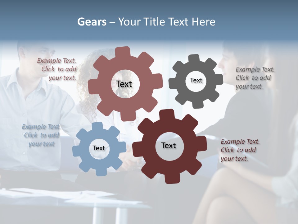 People Colleagues Communication PowerPoint Template