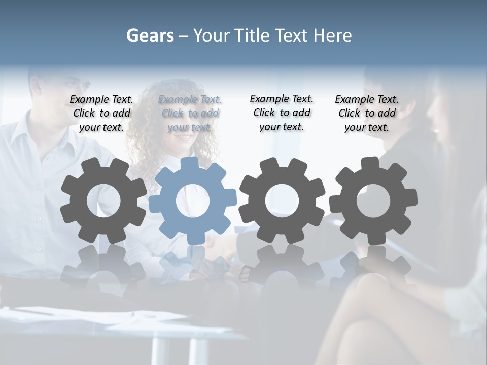 People Colleagues Communication PowerPoint Template