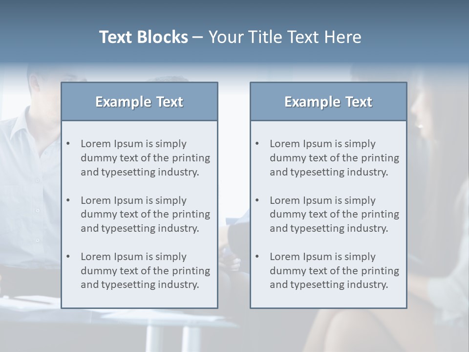 People Colleagues Communication PowerPoint Template