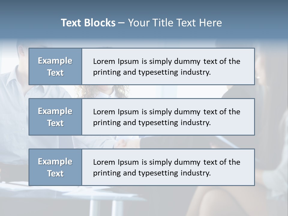 People Colleagues Communication PowerPoint Template