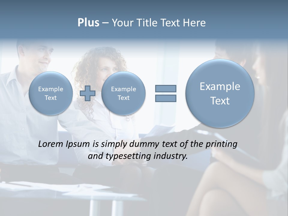 People Colleagues Communication PowerPoint Template