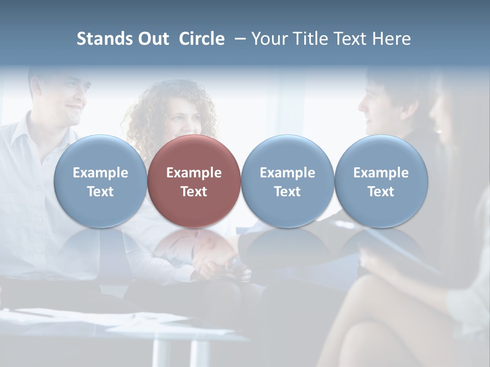 People Colleagues Communication PowerPoint Template