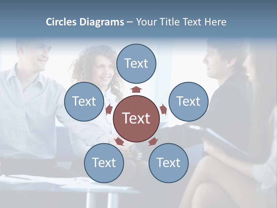 People Colleagues Communication PowerPoint Template