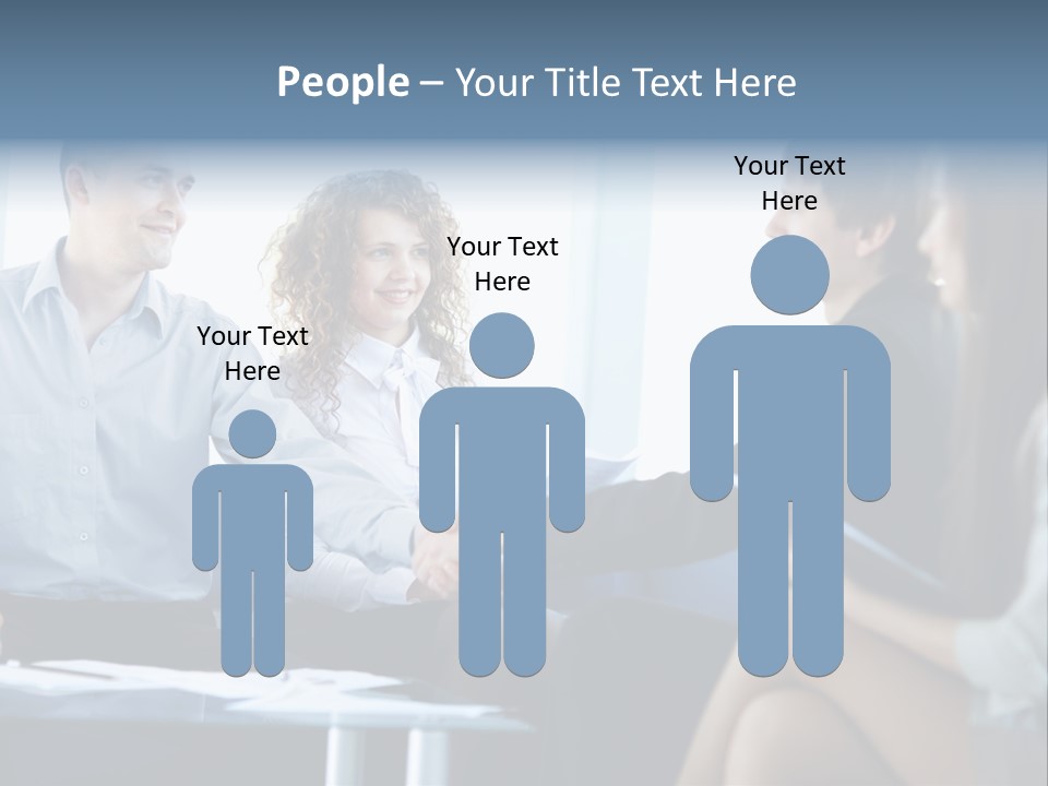 People Colleagues Communication PowerPoint Template