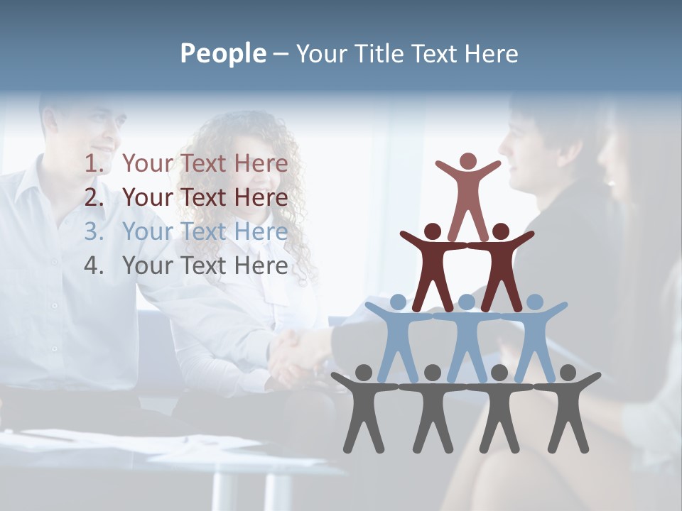 People Colleagues Communication PowerPoint Template