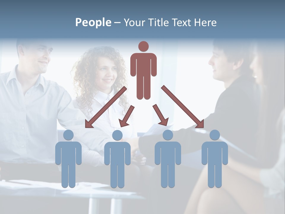 People Colleagues Communication PowerPoint Template