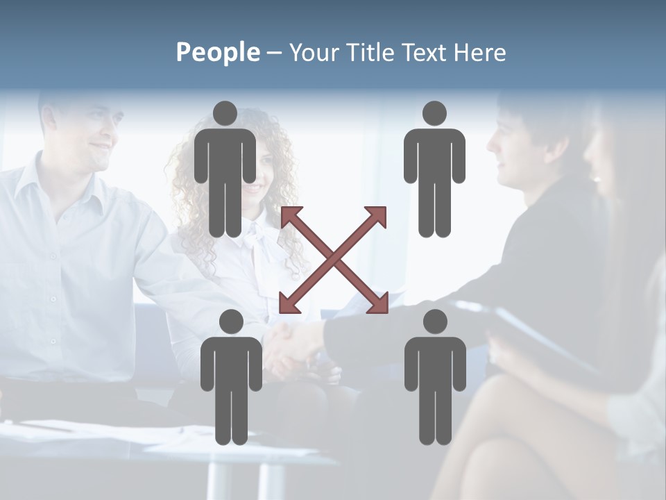 People Colleagues Communication PowerPoint Template