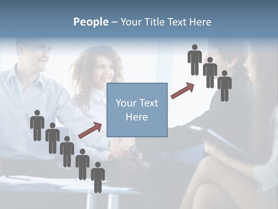 People Colleagues Communication PowerPoint Template