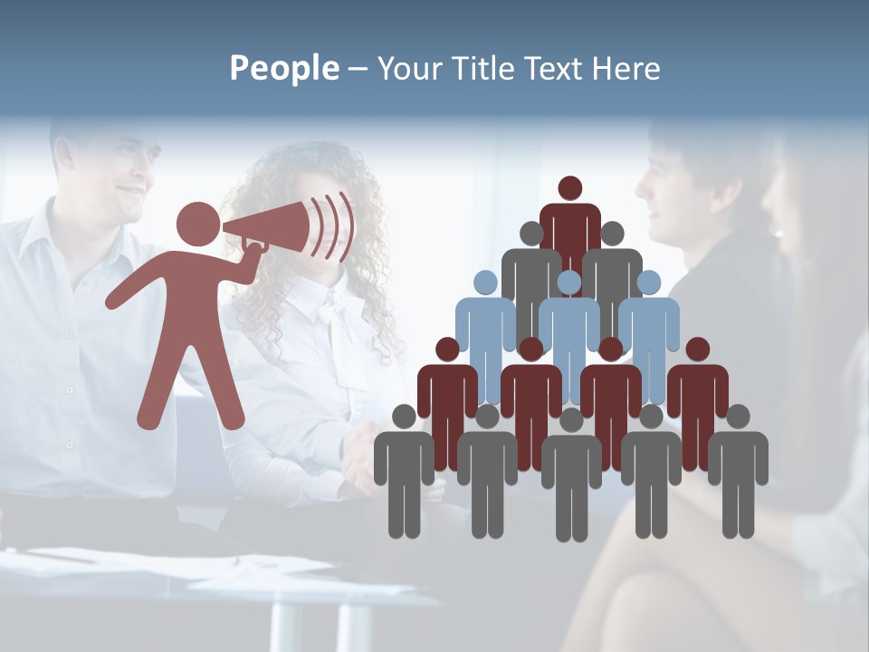People Colleagues Communication PowerPoint Template