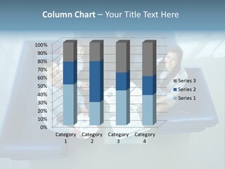 Female Office Businessman PowerPoint Template