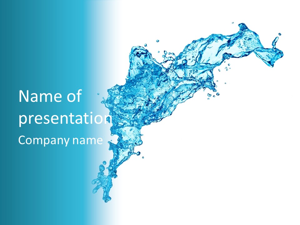 Transparent Abstract Purity PowerPoint Template