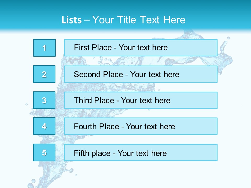 Transparent Abstract Purity PowerPoint Template