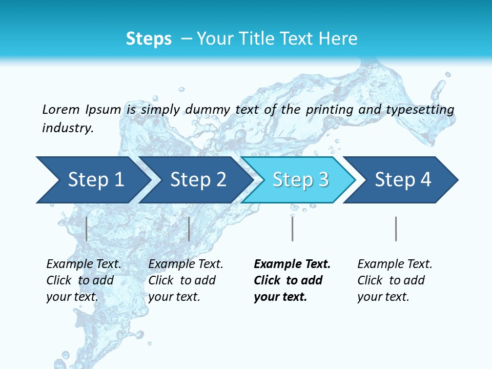 Transparent Abstract Purity PowerPoint Template