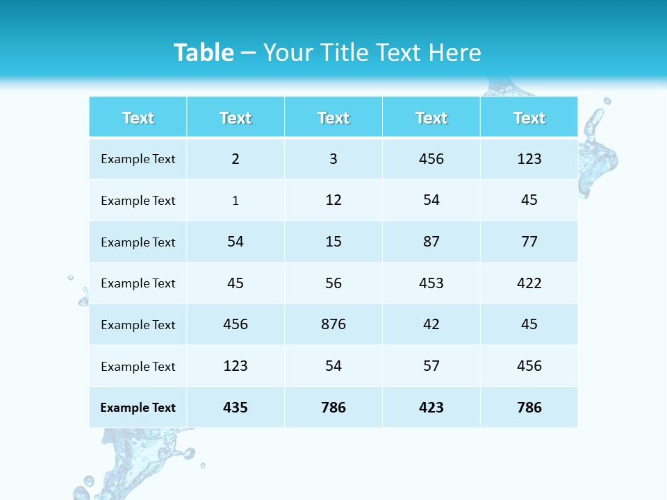 Transparent Abstract Purity PowerPoint Template