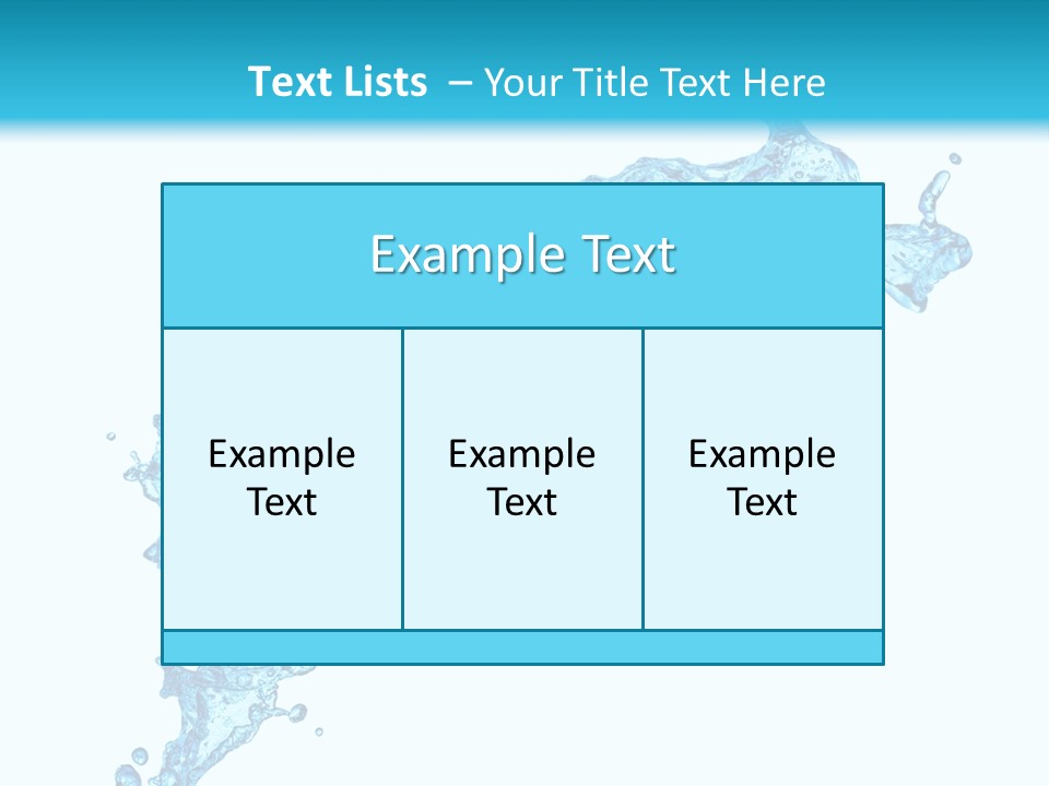 Transparent Abstract Purity PowerPoint Template
