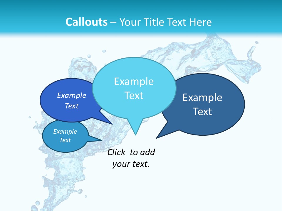 Transparent Abstract Purity PowerPoint Template