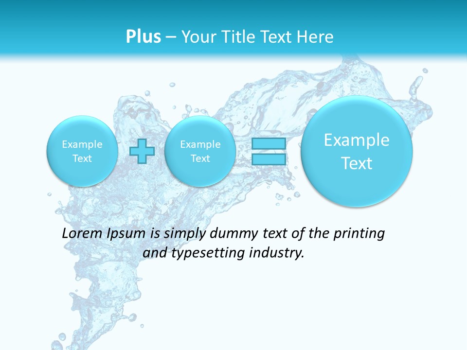 Transparent Abstract Purity PowerPoint Template