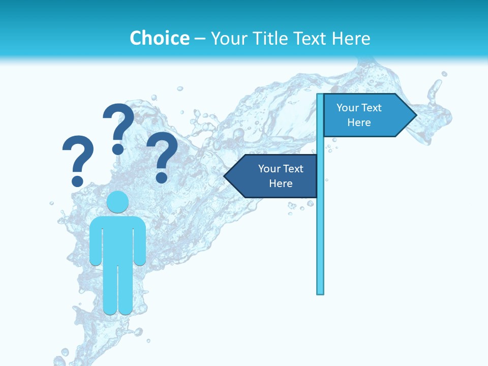 Transparent Abstract Purity PowerPoint Template
