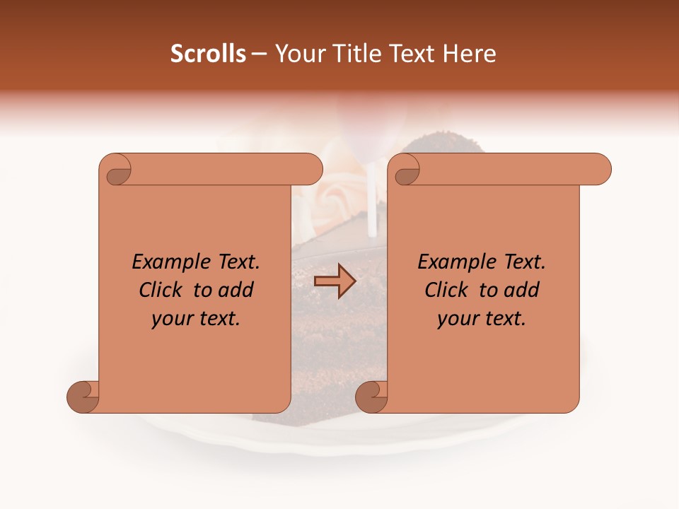 Slice Rose Beautiful PowerPoint Template