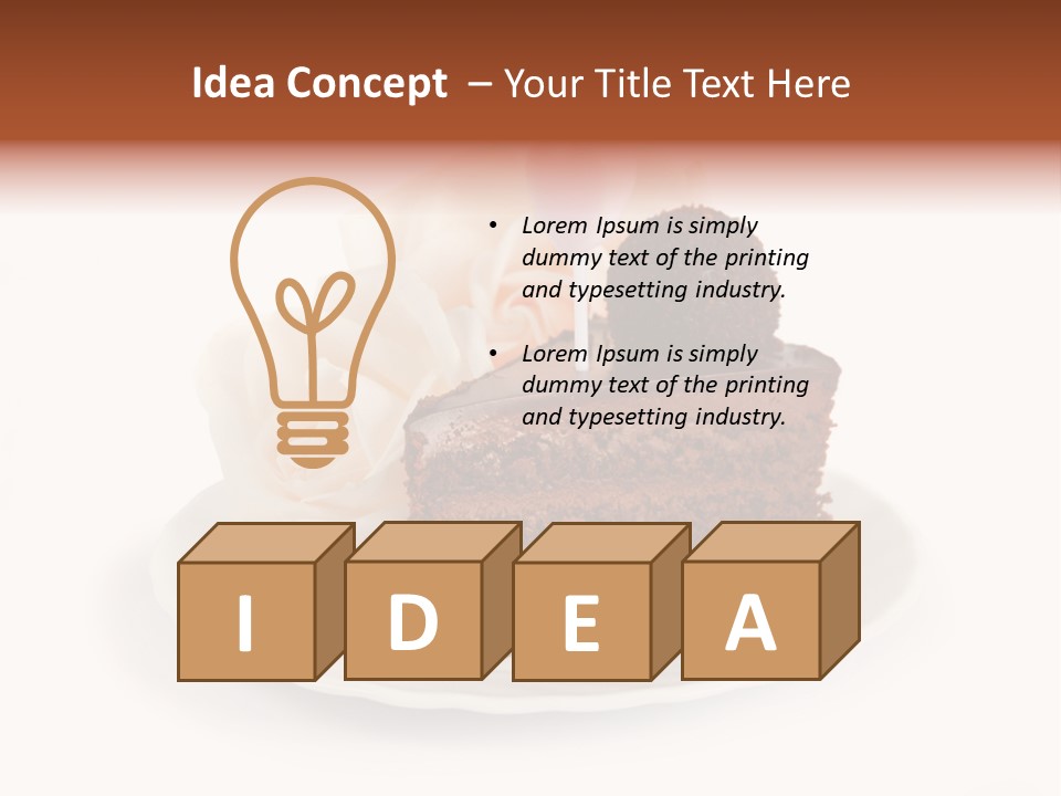 Slice Rose Beautiful PowerPoint Template