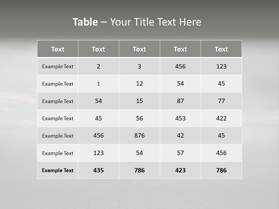 Storm Umbrella Travel PowerPoint Template