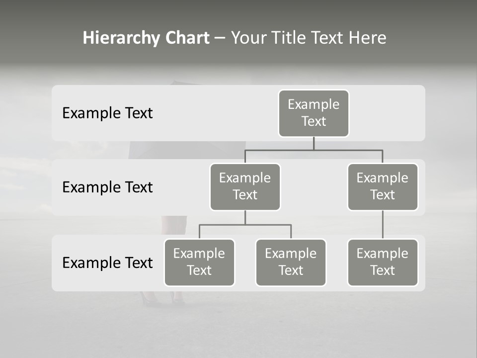 Storm Umbrella Travel PowerPoint Template